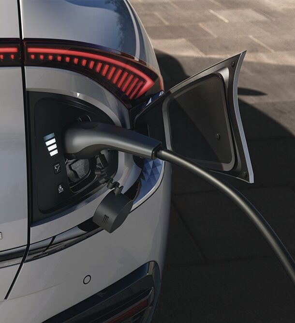 inkopplad laddsladd på nya kia ev6