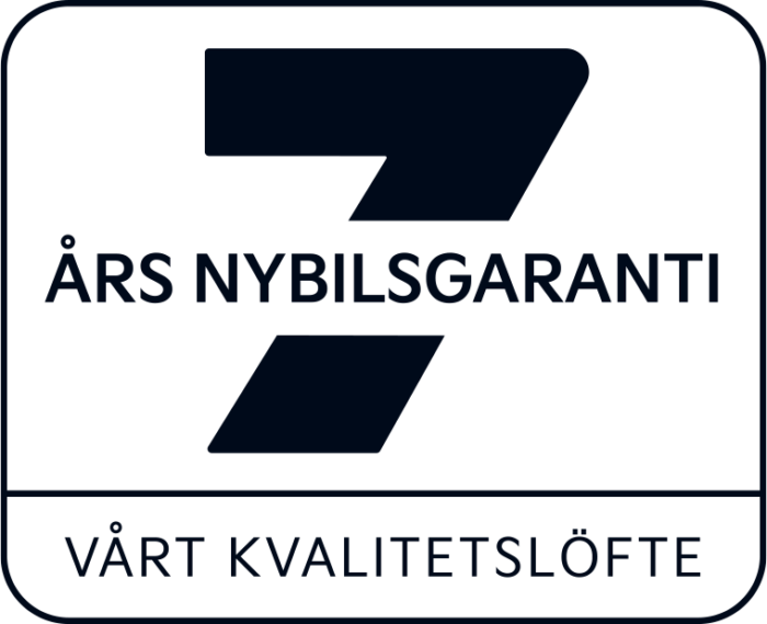 logga Kia 7 års nybilsgaranti logga Kia 7 års nybilsgaranti